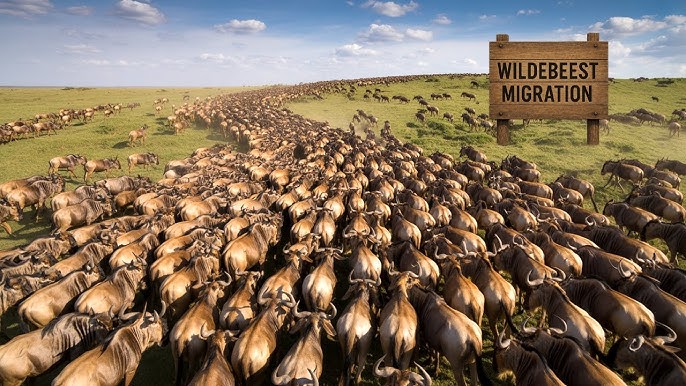 Where is the great wildebeest migration